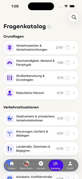 Fragenkatalog mit allen Themen