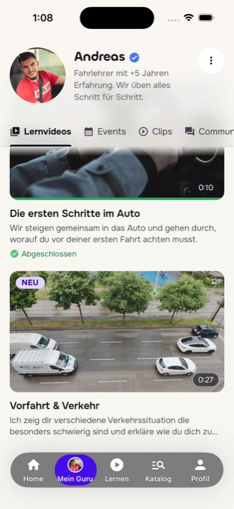 Lernvideos deines Gurus
